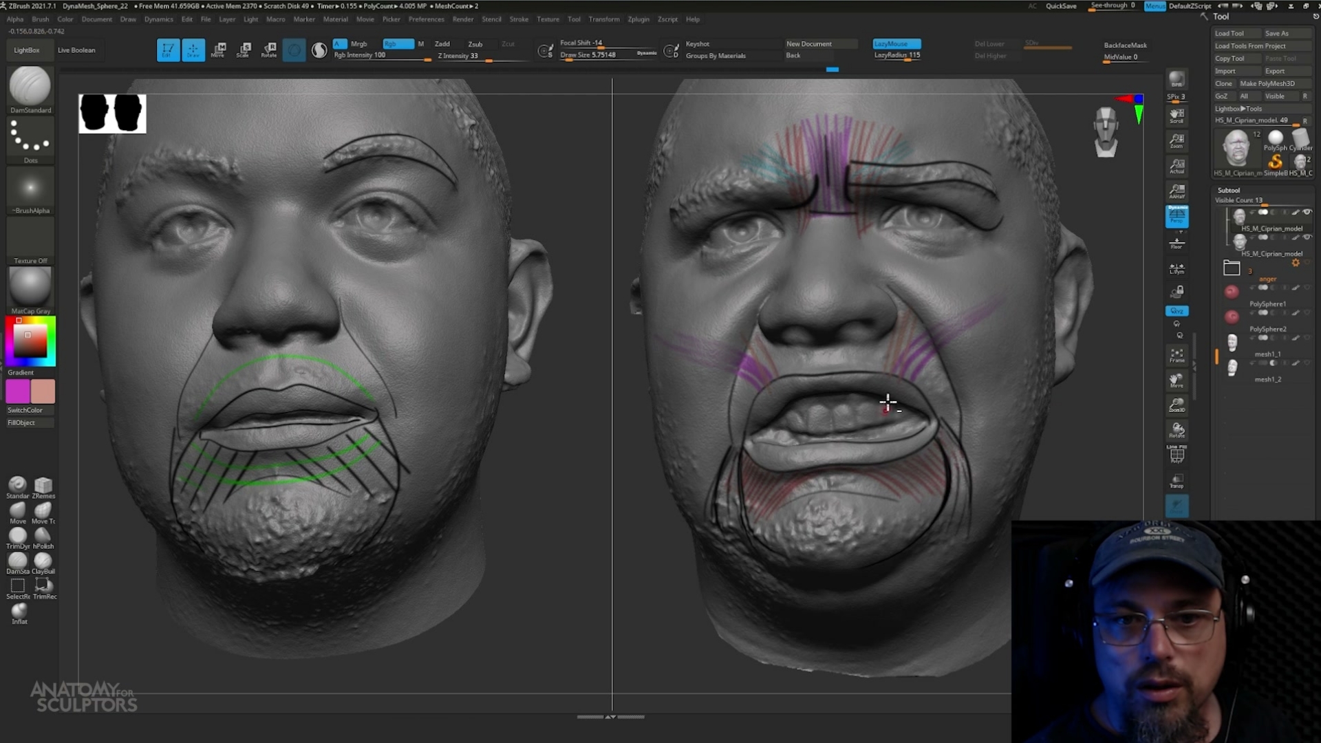 Facial expressions