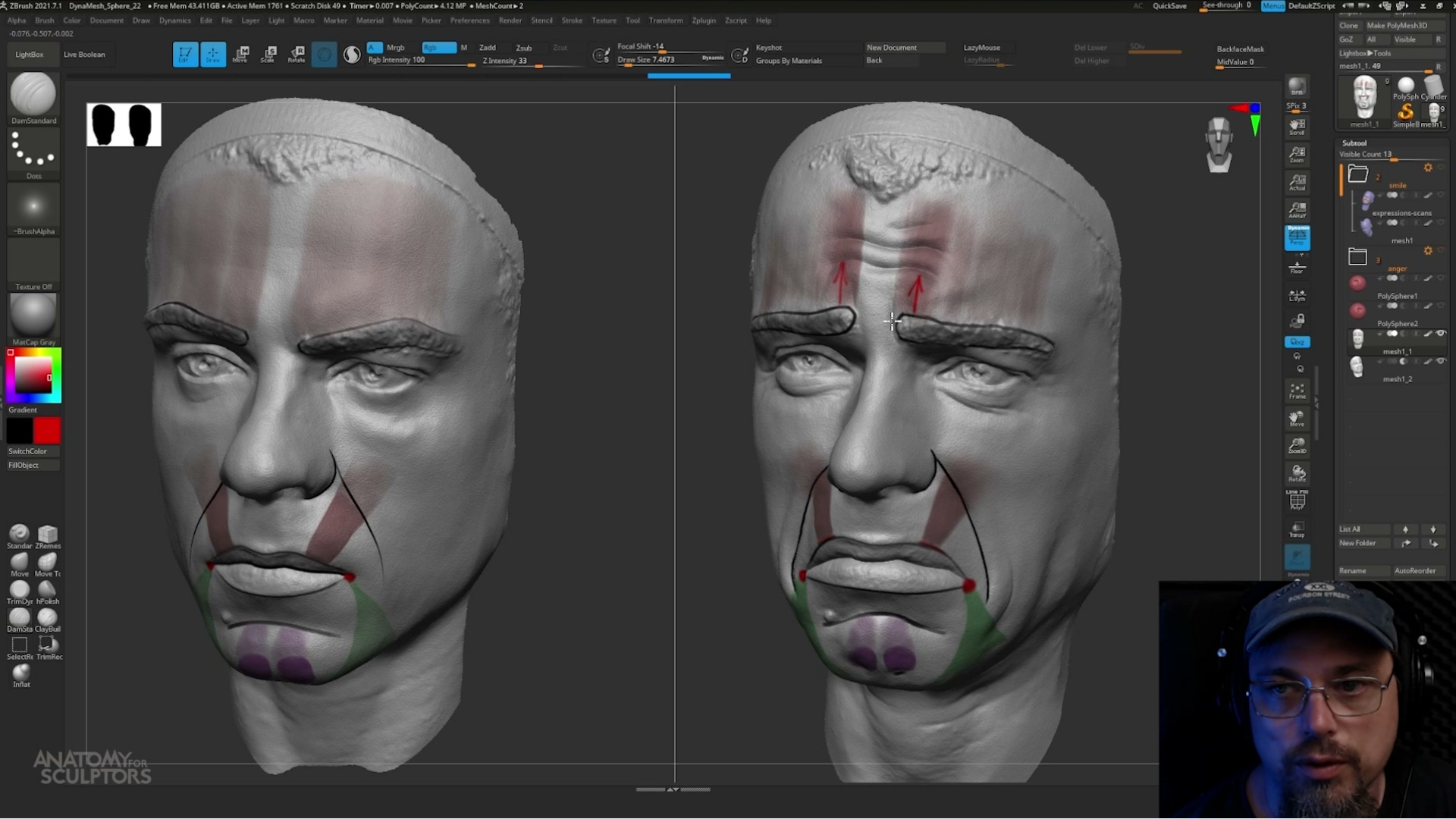 Facial expressions